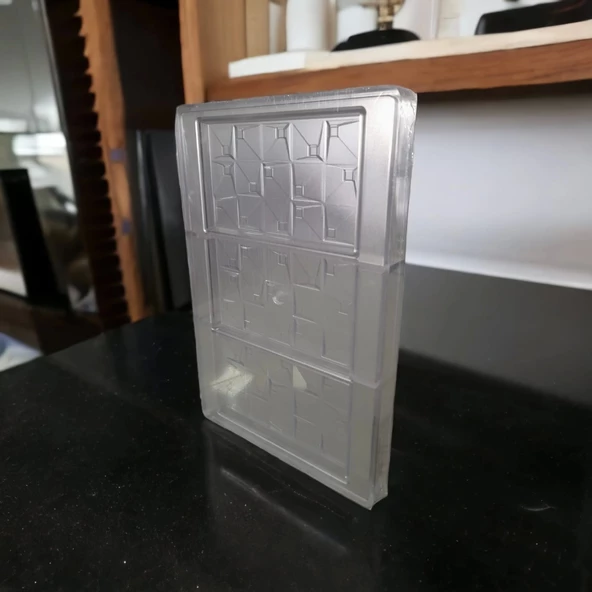 Polikarbon Tablet Çikolata Kalıbı 100 gr | Cm-3806 - Resim 2