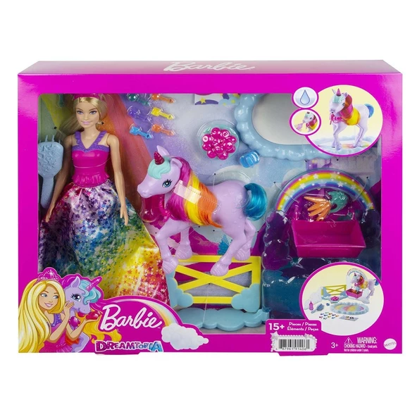 GTG01 Barbie, Bebek ve Tek Boynuzlu At, Dreamtopia Hayaller Ülkesi ürün görseli 1