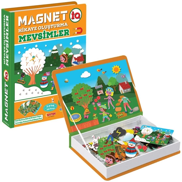 1505 DıyToy, Magnet Hikaye Oluşturma - Mevsimler / +3 yaş ürün görseli 1