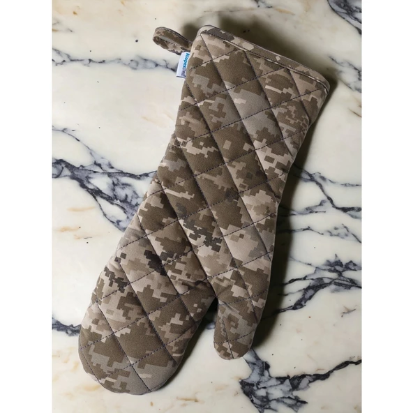 Kamuflaj Fırın Eldiveni 38 cm - Resim 3