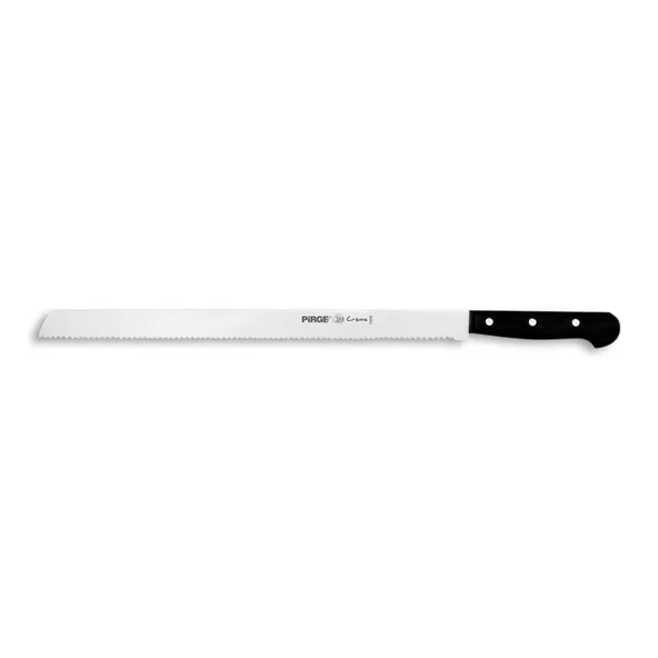 Creme Pasta Bıçağı Dişli Dar 30 cm Siyah ürün görseli 1