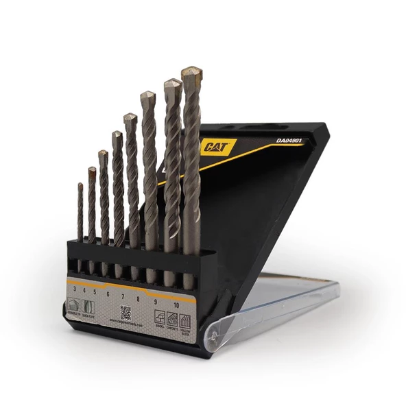 Cat Da04901 8 Parça Tungsten Karbür Beton Matkap Uç Seti ürün görseli 1