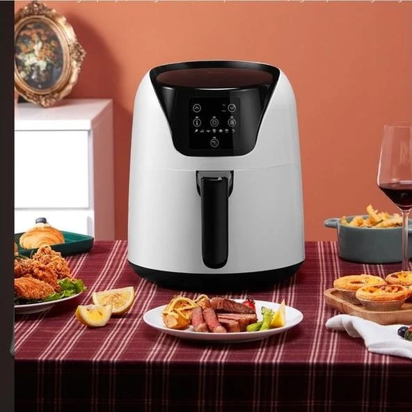 SILENCARE 5LT AIR FRYER -WHITE - Resim 3