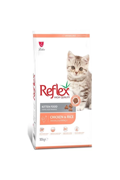Reflex Kitten Tavuklu 10 kg Yavru Kuru Kedi Maması ürün görseli 1