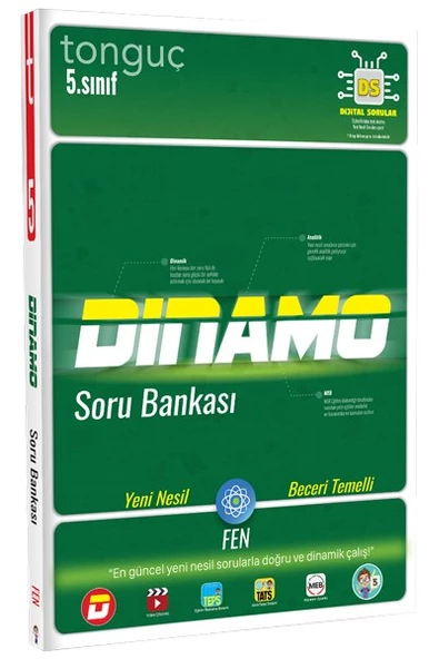 5. Sınıf Fen Bilimleri Dinamo Soru Bankası - Tonguç Yayınları ürün görseli 1