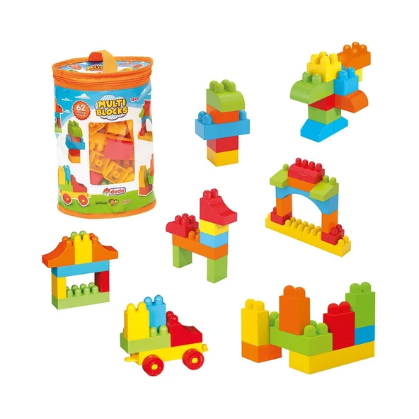 01253 MULTİ BLOCKS 62 PARÇA ürün görseli 1