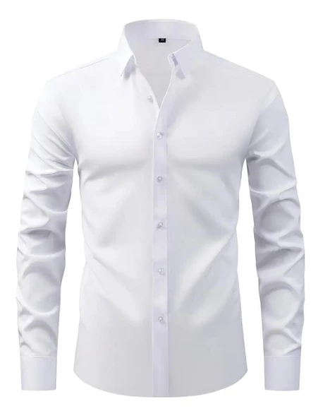 Erkek Silim Fit Uzun Kol Gömlek BGL-ST03143 ürün görseli 1