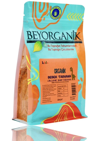 Organik Bebek Tarhana Tuzsuz 200gr ürün görseli 1