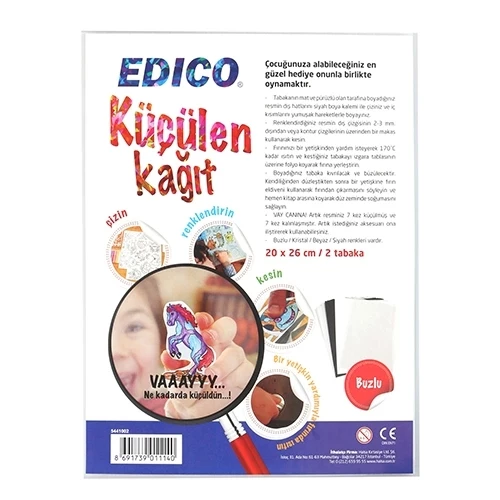 Edico Küçülen Kağıt 2li Paket Buzlu ürün görseli 1