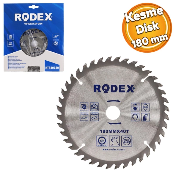 Ahşap MDF Mobilya Tahta Sunta Dolap Kesme Testeresi Metal Elmas Testere 180 mm 40 Diş ürün görseli 1