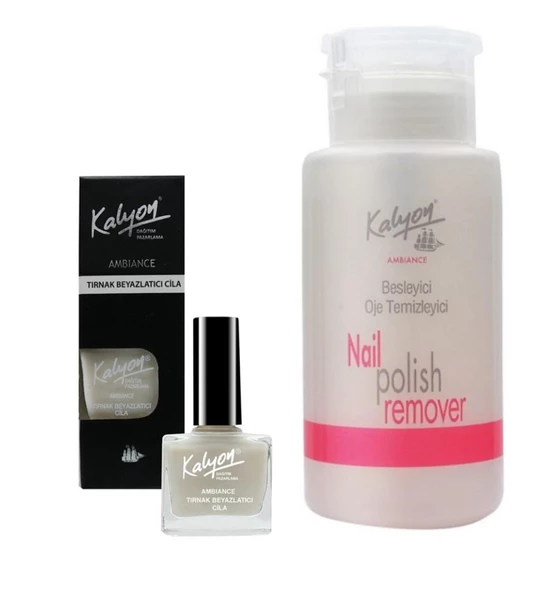 Kalyon Beyazlatıcı Cila+Pompalı Aseton 200Ml ürün görseli 1
