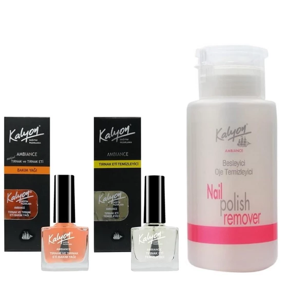 Kalyon Bakım Yağı+Et Temizleyici+Pompalı Aseton 200Ml ürün görseli 1