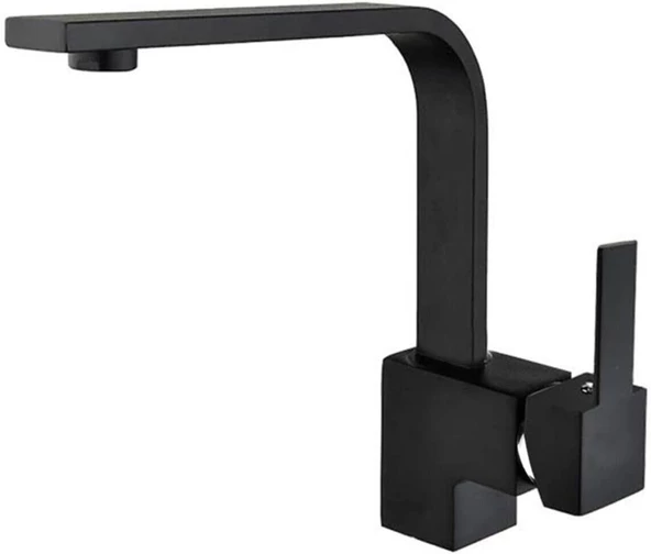 Sardıcı Montana Series Kare Siyah Lavabo Bataryası Beş Yıl Garantili ürün görseli 1