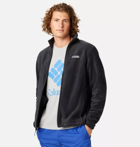 Columbia Men's Steens Mountain™ 2.0 Full Zip Fleece Jacket Erkek Polar Siyah WM3220-010 ürün görseli 1