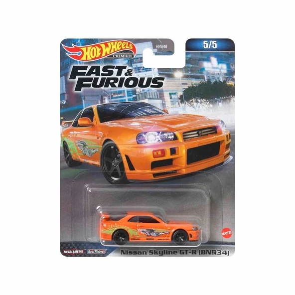 HNW46 Hot Wheels Fast and Furious Premium Arabalar 10 adet koli ile satılır. Koli fiyatıdır. ürün görseli 1