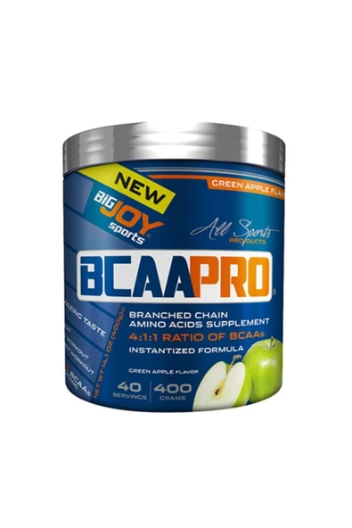 BigJoy BCAA pro 4:1:1/400gr/Yeşil Elma ürün görseli 1