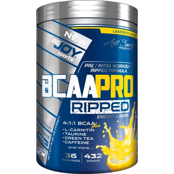 BigJoy BCAA pro ripped 432g/Limon ürün görseli 1