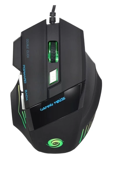 Azemax M6 Rgb Makro Pro Gaming Mouse 3200DPİ 6 Düğmeli Oyuncu Mouse ürün görseli 1