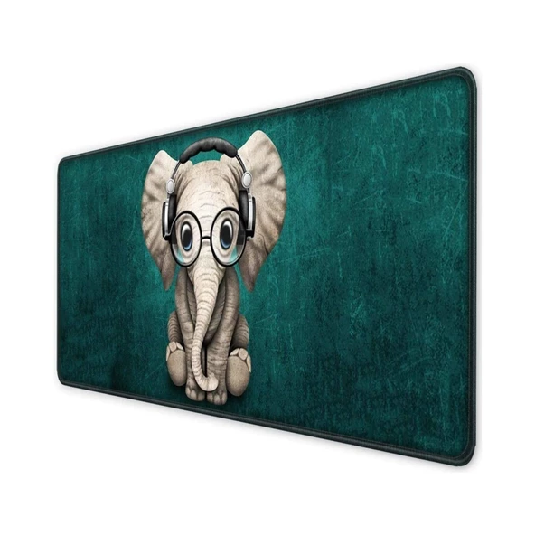Azemax 70x30cm Fil Desenli Oyuncu Mousepad kaydırmaz Taban Mouse pad ürün görseli 1