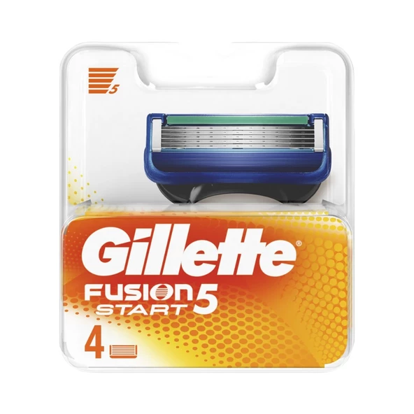 Gillette Fusion Start Yedek Tıraş Bıçağı 4 Adet ürün görseli 1