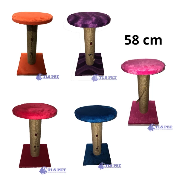 TLS Pet Oturaklı Süngerli Kedi Tırmalaması (58 cm) ürün görseli 1