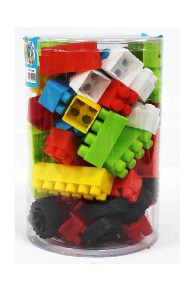 82 PARÇA LEGO ZEKA BLOKLARI SİLİNDİR KUTULU ürün görseli 1