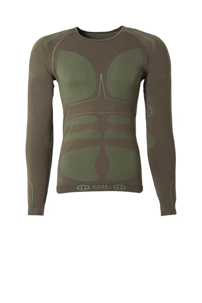 Oil Company Haki Unisex Termal İçlik Üst Seamless III. Seviye Pro ürün görseli 1