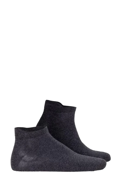 Oil Company Antrasit Bambu Patik Çorap UNISEX ürün görseli 1