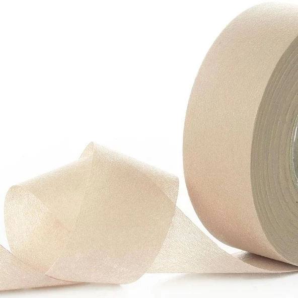 Jütburada Krem Kurdale Şerit (Nonwoven Tela Kumaş 2.5 cm) 220 Metre ürün görseli 1