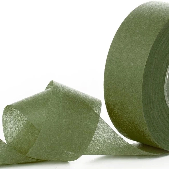 Jütburada Yeşil Kurdale Şerit (Nonwoven Tela Kumaş 2.5 cm) 220 Metre ürün görseli 1