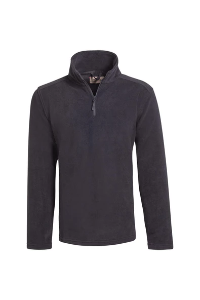 Oil Company Siyah Termal Polar Kazak Unisex ürün görseli 1