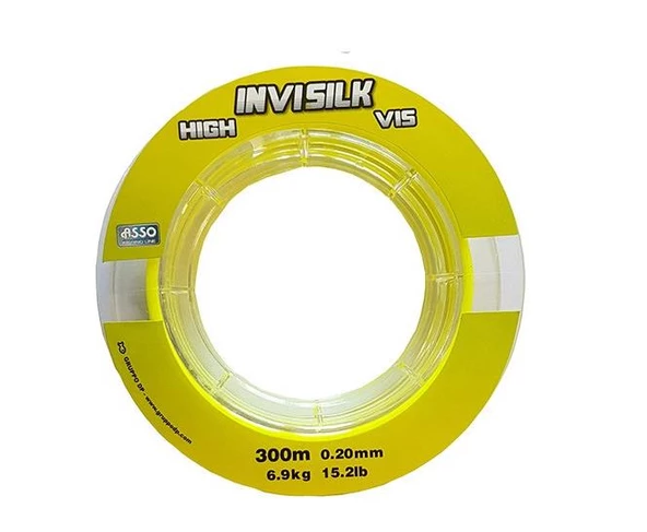 ASSO INVISILK SURF CASTING YELLOW 300 M - Resim 2