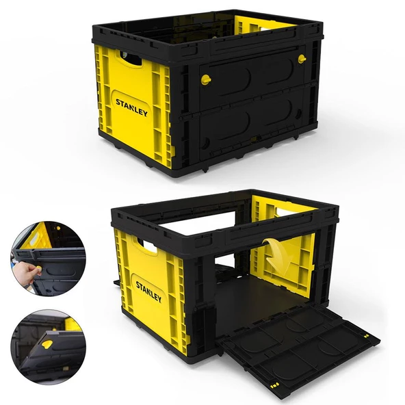 STANLEY FB533 25Kg Katlanır Çok Amaçlı Taşıma Sepeti ürün görseli 1