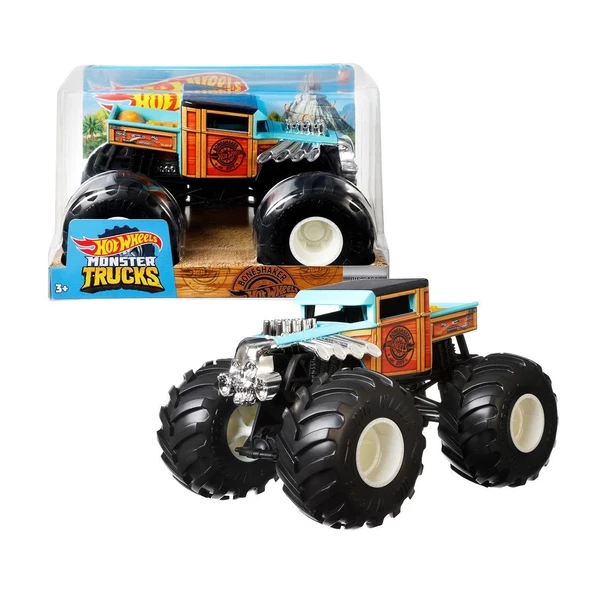 FYJ83 Hot Wheels Monster Trucks 1:24 Arabalar - Resim 5