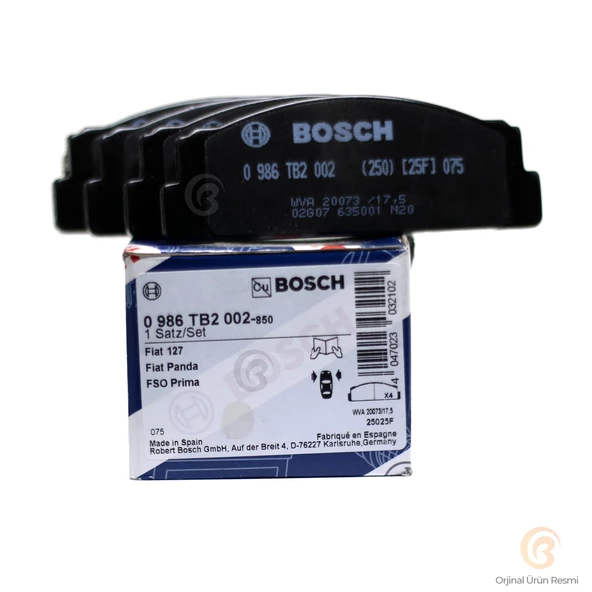 Tofaş Ön Fren Balata Takımı 4'lü 0986TB2002 Bosch ürün görseli 1