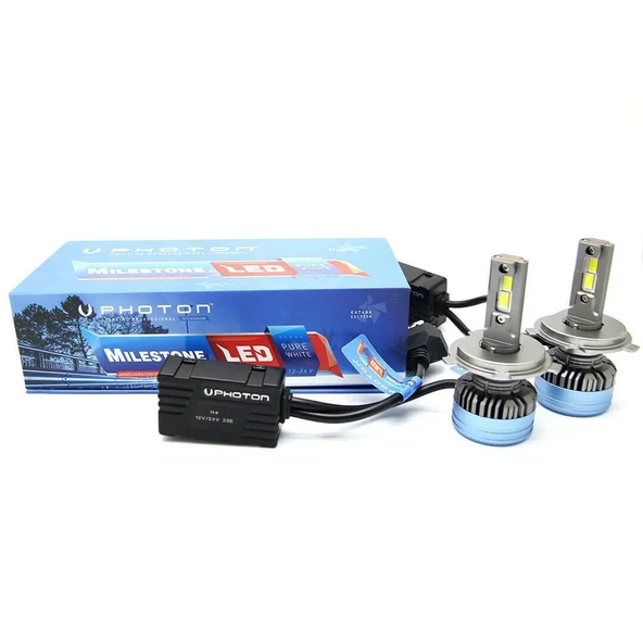 Photon Milestone Led Xenon 6000K Beyaz - H4 ürün görseli 1
