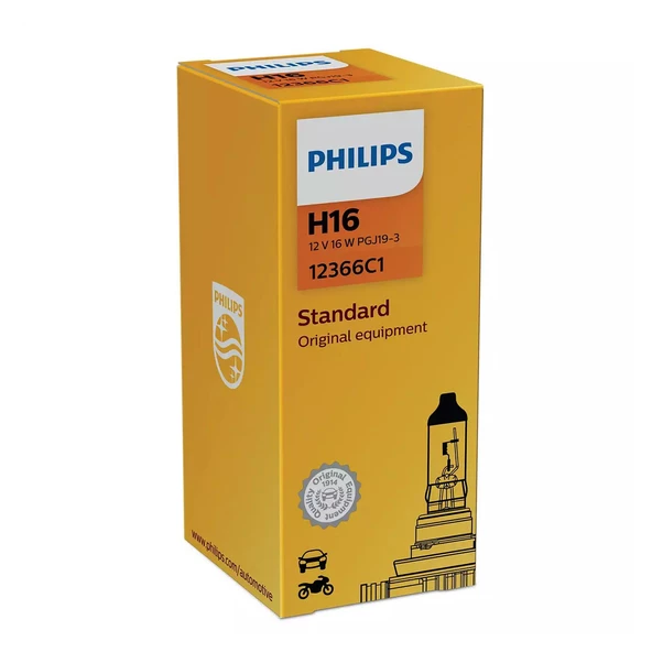 Philips Ampul H16 12V 19W 12366C1 - Resim 2