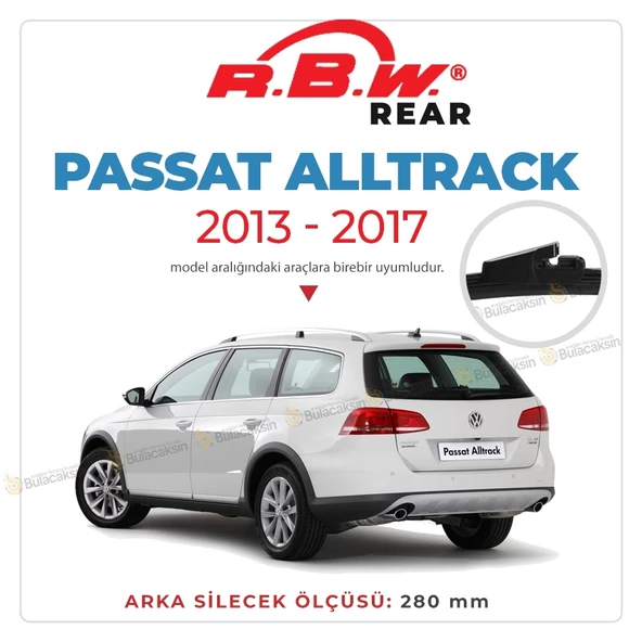 RBW Arka Silecek Volkswagen Passat Alltrack 2013-2017 ile uyumlu ürün görseli 1