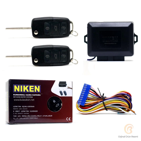 Niken Merkezi Kilit için Süstalı Açma Kapama Kumanda Seti 0540010201 ürün görseli 1
