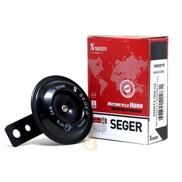 Seger M25 Didit Motosiklet Kornası 12V 480 Hz 118 Db ürün görseli 1