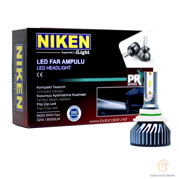Niken Pro Serisi Led Xenon Zenon H1 H3 H4 H7 H11 H15 H27 Hb3 Hb4 ürün görseli 1