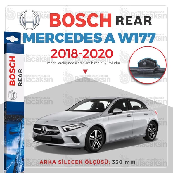 Bosch Rear Arka Silecek Mercedes A Serisi W177 2018-2021 ile uyumlu ürün görseli 1