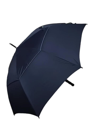 Snotline-April Protokol Erkek Şemsiye Çift Tente 120 Cm Çap Siyah Renk Jumbo Boy ürün görseli 1
