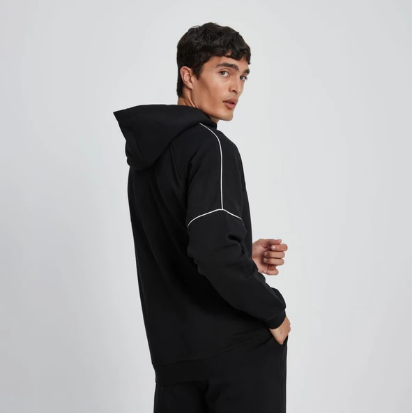 Ellesse Erkek Sweatshirt Siyah EM073-BK - Resim 2