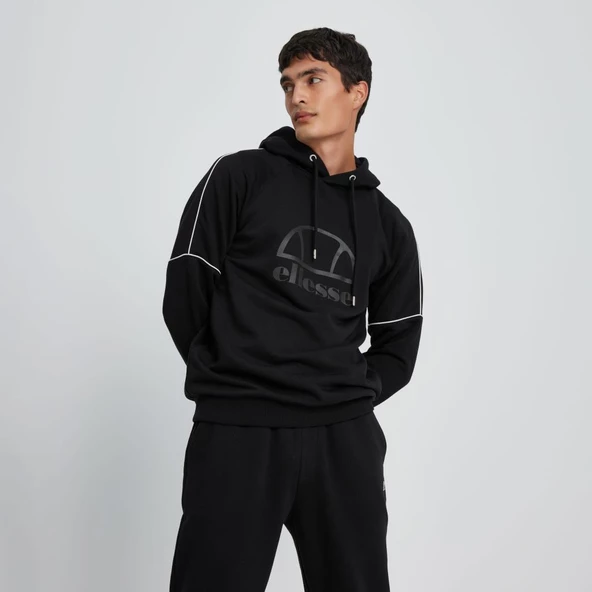Ellesse Erkek Sweatshirt Siyah EM073-BK - Resim 3
