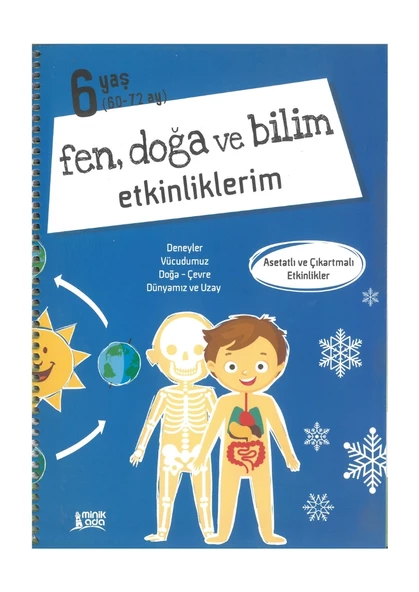 Fen Doğa ve Bilim Etkinliklerim 6 Yaş (60-72 Ay) ürün görseli 1