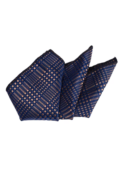 Cengiz İnler Kare Desenl Desenli Mendilli Mikrofiber Erkek Kravat ürün görseli 1