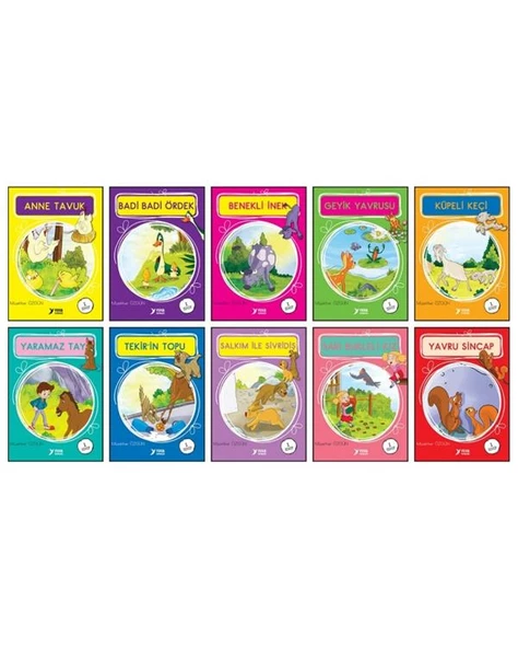 1. Sınıf Sevilen Hayvanlar Serisi 10 Kitap - Resim 2