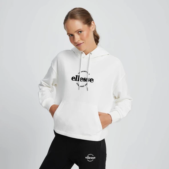 Ellesse Kadın Sweatshirt Kapüşonlu Ekru ürün görseli 1