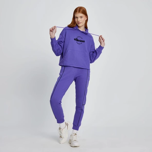 Ellesse Kadın Sweatshirt Kapüşonlu Mor ürün görseli 1